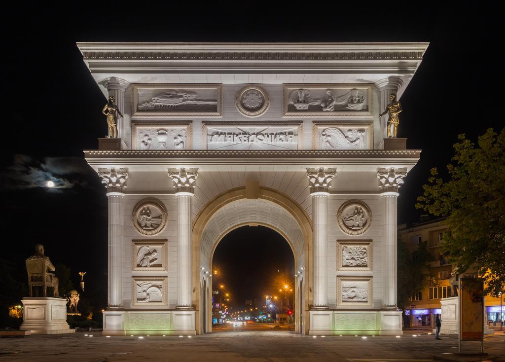 Skopje City Square View Exterior photo